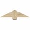 Ekena Millwork Eugene Rough Sawn Timber Gable Bracket, Douglas Fir, 36"W x 9"H x 4"D x 6"F, 6/12 Pitch GBW036X09X0406EUG00RDF - alternate 1
